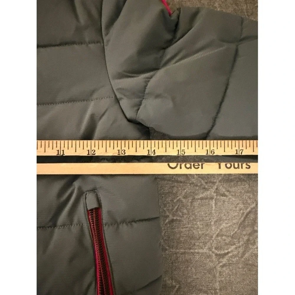 Gerry‎ Kids Lined Bubble Jacket Grey Iron Red Puffer Coat 4T 1614511